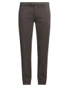 Tramarossa Man Jeans Dark Brown Size 38 Cotton, Polyester, Elastane