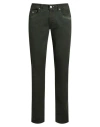Tramarossa Man Jeans Dark Green Size 34 Cotton, Polyester, Elastane In Green