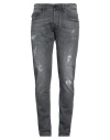Tramarossa Man Jeans Grey Size 35 Cotton, Elastane In Grey