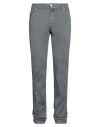 Tramarossa Man Jeans Grey Size 37 Cotton, Polyester, Elastane In Gray