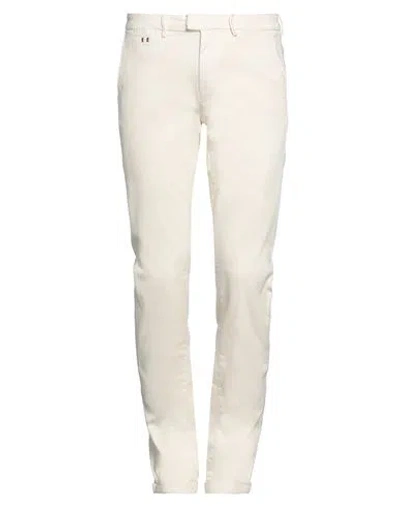 TRAMAROSSA TRAMAROSSA MAN JEANS IVORY SIZE 31 COTTON, POLYESTER, ELASTANE
