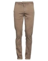 Tramarossa Man Jeans Khaki Size 31 Cotton, Polyester, Elastane In Beige