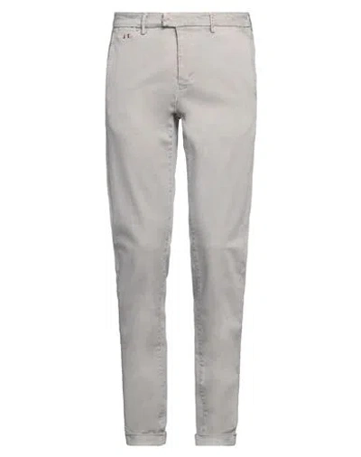 TRAMAROSSA TRAMAROSSA MAN JEANS LIGHT GREY SIZE 33 COTTON, POLYESTER, ELASTANE
