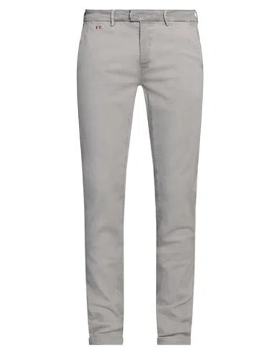 TRAMAROSSA TRAMAROSSA MAN JEANS LIGHT GREY SIZE 33 COTTON, POLYESTER, ELASTANE