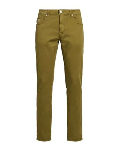 Tramarossa Man Jeans Military Green Size 38 Cotton, Polyester, Elastane