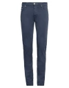 Tramarossa Man Jeans Navy Size 31 Cotton, Polyester, Elastane In Gray