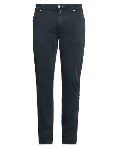 TRAMAROSSA TRAMAROSSA MAN JEANS NAVY SIZE 40 COTTON, POLYESTER, ELASTANE