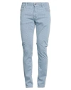 Tramarossa Man Jeans Sky Blue Size 34 Cotton, Polyester, Elastane