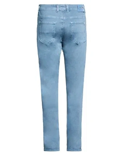 Tramarossa Man Jeans Slate Blue Size 36 Cotton, Polyester, Elastane