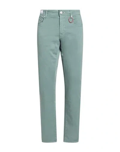 Tramarossa Man Jeans Slate Blue Size 37 Cotton, Polyester, Elastane