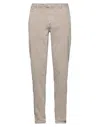 Tramarossa Man Jeans Camel Size 34 Cotton, Polyester, Elastane In Dove Grey