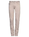 Tramarossa Man Jeans Taupe Size 31 Cotton, Polyester, Elastane In Grey