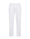 Tramarossa Man Jeans White Size 32 Cotton, Polyester, Elastane