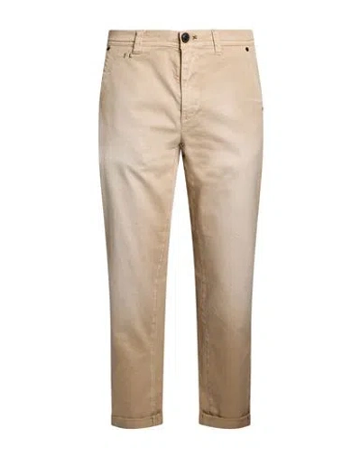 Tramarossa Man Pants Beige Size 33 Cotton, Elastane In Neutral
