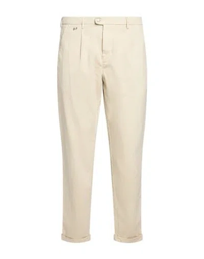 Tramarossa Man Pants Beige Size 33 Cotton, Lycra In Gold