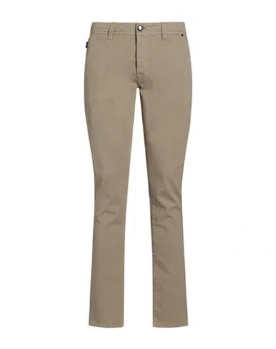 Tramarossa Man Pants Beige Size 36 Cotton, Elastane In Brown