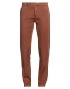 Tramarossa Man Pants Brown Size 33 Cotton, Elastane