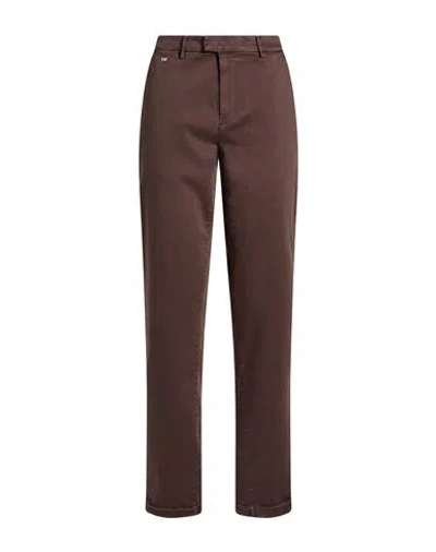 Tramarossa Man Pants Brown Size 33 Cotton, Polyester, Elastane