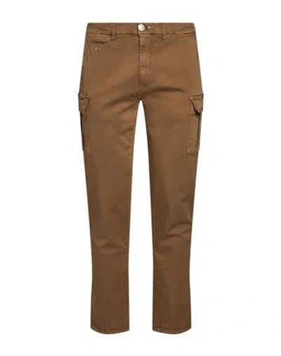 Tramarossa Man Pants Brown Size 34 Cotton, Polyester, Elastane