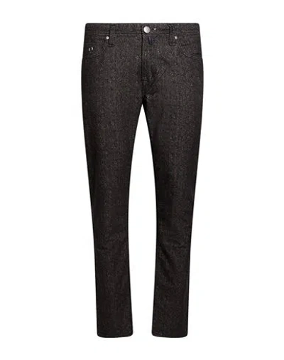 Tramarossa Man Pants Charcoal Size 36 Cotton, Elastane In Multi