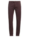 Tramarossa Man Pants Chocolate Brown Size 33 Cotton, Elastane