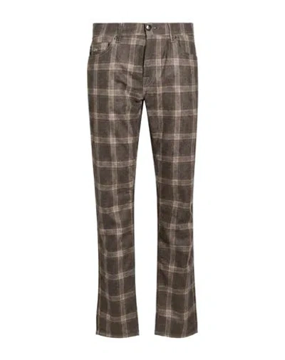 Tramarossa Man Pants Chocolate Brown Size 36 Virgin Wool