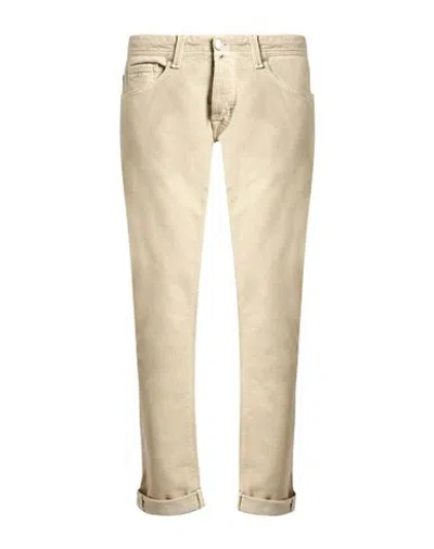 Tramarossa Man Pants Cream Size 33 Cotton, Elastane In Black