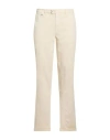 Tramarossa Man Pants Cream Size 36 Cotton, Polyester, Elastane In White