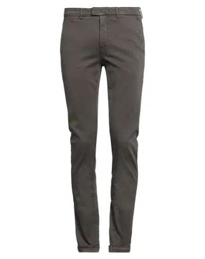 TRAMAROSSA TRAMAROSSA MAN PANTS DARK BROWN SIZE 30 COTTON, POLYESTER, ELASTANE
