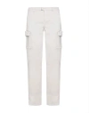Tramarossa Man Pants Grey Size 30 Cotton, Polyester, Elastane In White