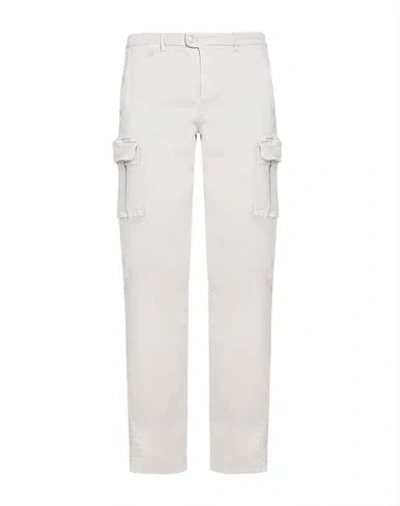 Tramarossa Man Pants Grey Size 30 Cotton, Polyester, Elastane In White