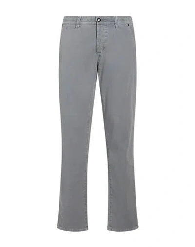 Tramarossa Man Pants Grey Size 31 Cotton, Elastane In Multi