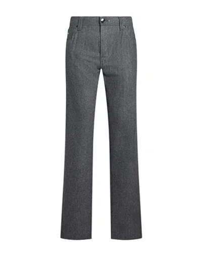 Tramarossa Man Pants Grey Size 31 Virgin Wool In Gray