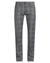 Tramarossa Man Pants Grey Size 32 Virgin Wool, Elastane In Grey
