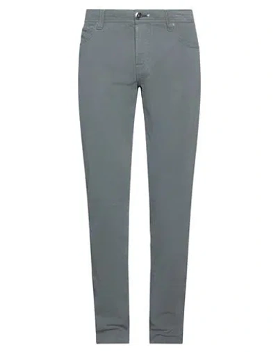 Tramarossa Man Pants Grey Size 35 Cotton, Elastane