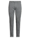 Tramarossa Man Pants Grey Size 35 Cotton, Pes, Elastane In Gray