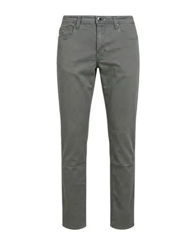 Tramarossa Man Pants Grey Size 36 Cotton, Polyamide, Elastane In Gray