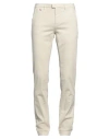 Tramarossa Man Jeans Off White Size 33 Cotton, Polyester, Elastane In White