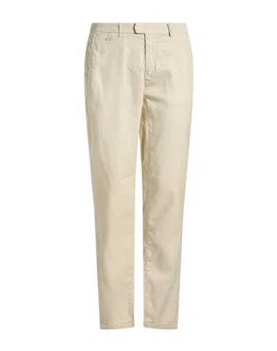 Tramarossa Man Pants Ivory Size 34 Linen, Cotton, Elastane In White