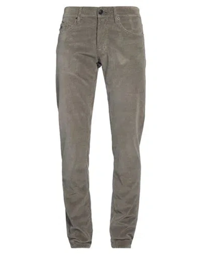 Tramarossa Man Pants Khaki Size 34 Cotton, Modal, Elastane In Green