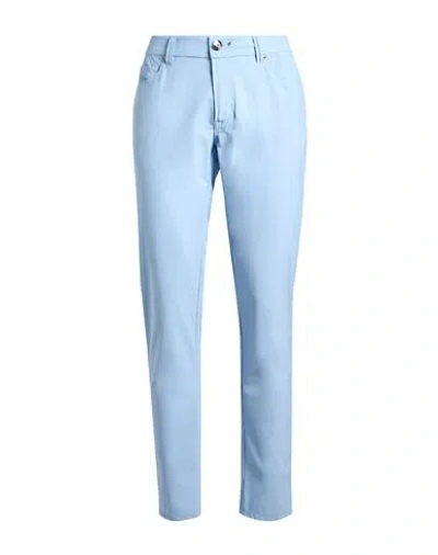 Tramarossa Man Pants Light Blue Size 33 Polyamide, Elastane