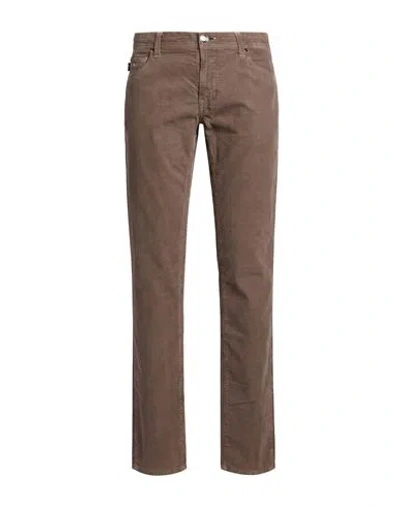 Tramarossa Man Pants Light Brown Size 38 Cotton, Elastane In Beige