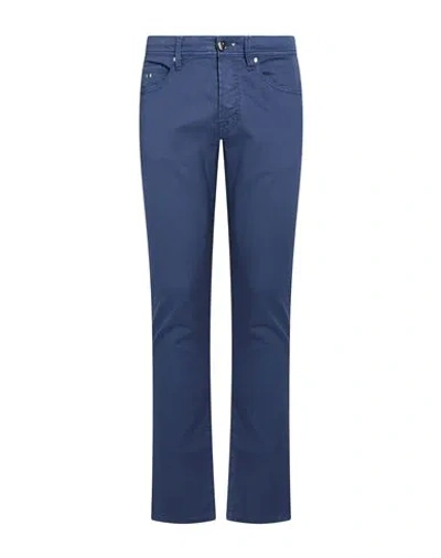 Tramarossa Man Pants Midnight Blue Size 33 Cotton, Lycra, Elastane
