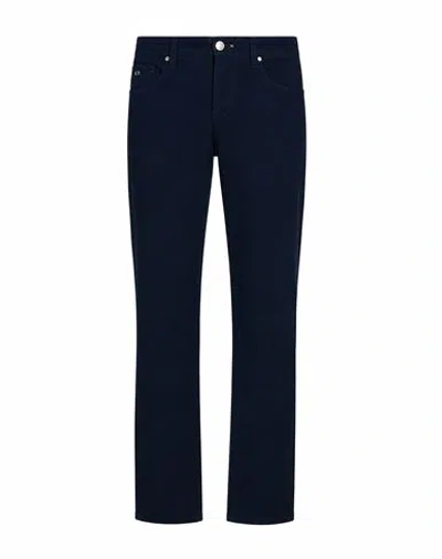 Tramarossa Man Pants Midnight Blue Size 37 Cotton, Elastane