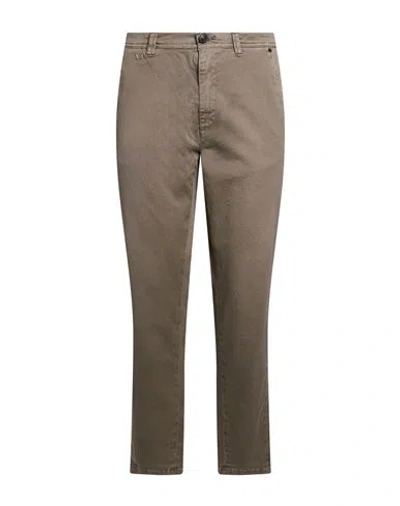 Tramarossa Man Pants Military Green Size 34 Cotton, Elastane In Brown