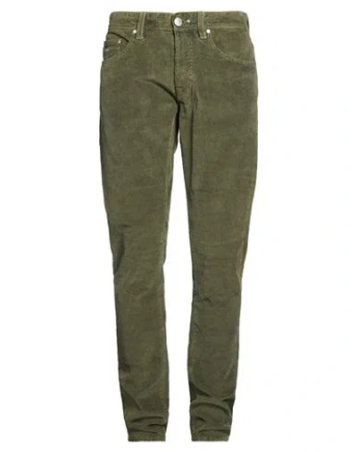 Tramarossa Man Pants Military Green Size 36 Cotton, Elastane