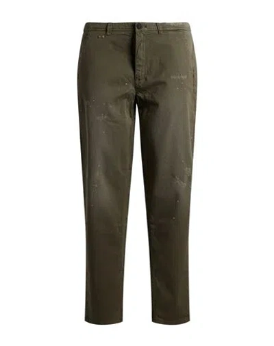 Tramarossa Man Pants Military Green Size 36 Cotton, Elastane