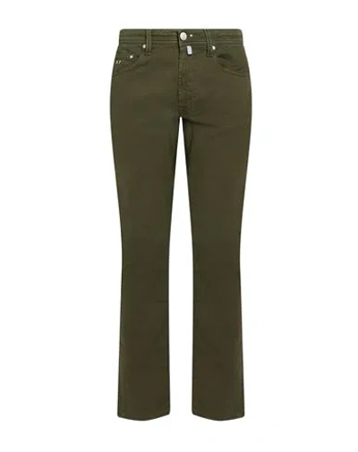 Tramarossa Man Pants Military Green Size 36 Cotton, Modal, Polyester, Polyurethane