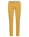 Tramarossa Man Pants Mustard Size 32 Cotton, Polyester, Elastane In Yellow