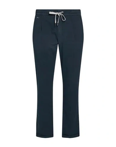 Tramarossa Man Pants Navy Size 30 Cotton, Elastane In Blue